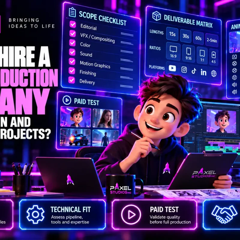 Neon Post-Production Hiring Studio